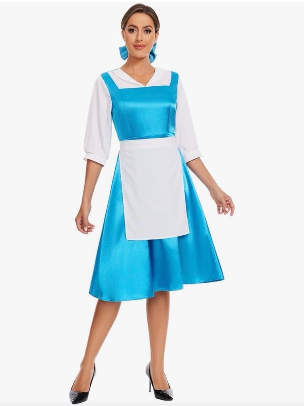 Belle Beauty & The Beast Adult Costume ,Women Size Medium,Belle Cosplay